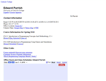 Tablet Screenshot of edparrish.net
